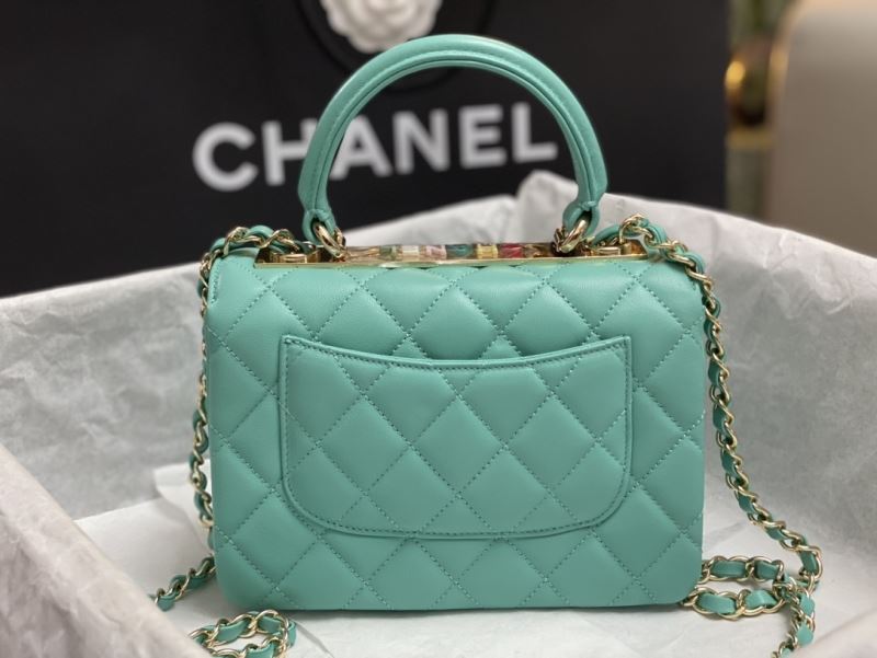 Ch**el top handle bags